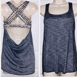 Lululemon wild tank with a draped back size 6